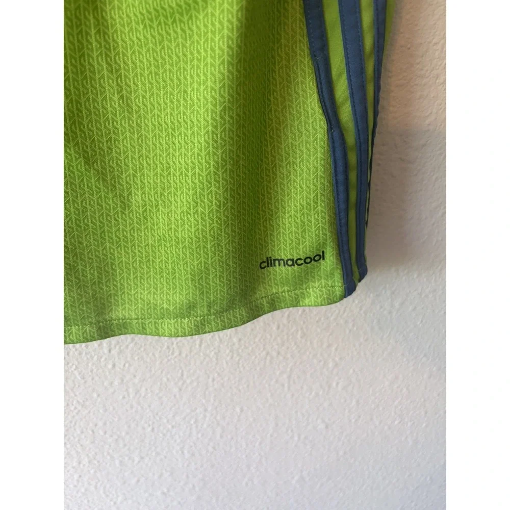 Seattle Sounders FC Jersey Mens Large Green Blue Adidas Football Soccer MLS